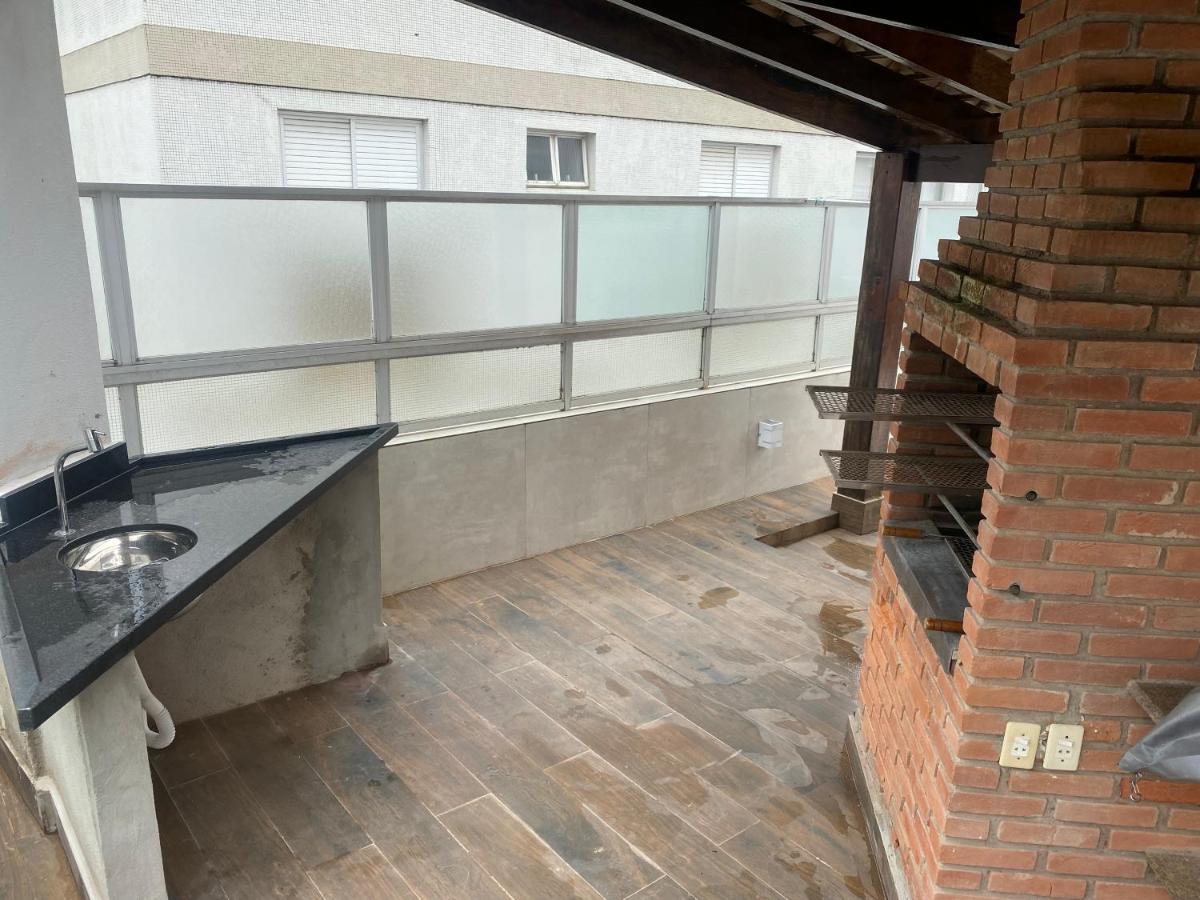Cobertura Guaruja Apto Com Jacuzzi E Churrasqueira Екстер'єр фото