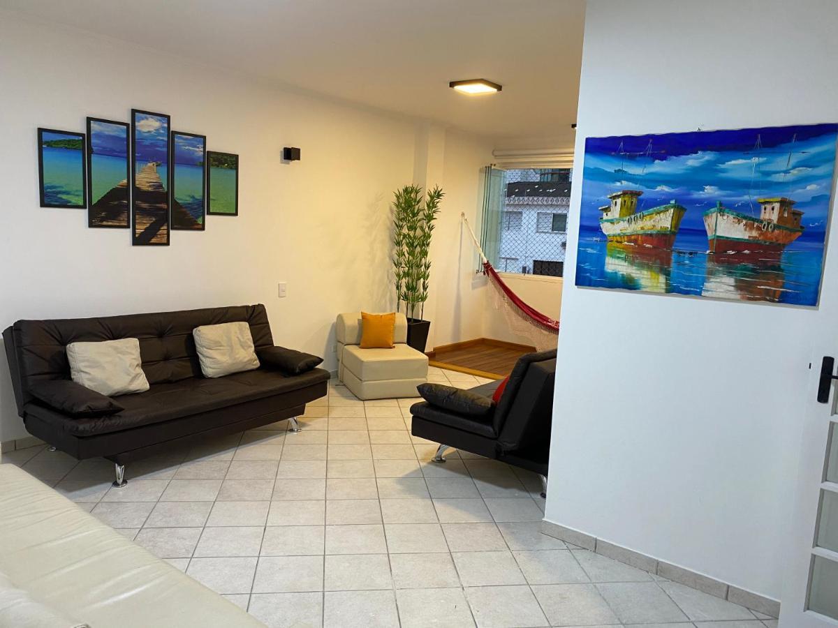 Cobertura Guaruja Apto Com Jacuzzi E Churrasqueira Екстер'єр фото
