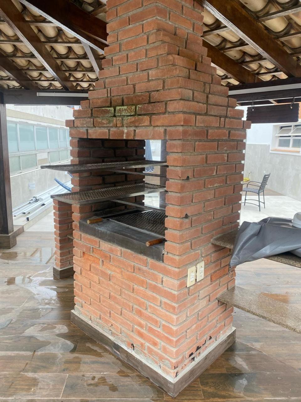 Cobertura Guaruja Apto Com Jacuzzi E Churrasqueira Екстер'єр фото